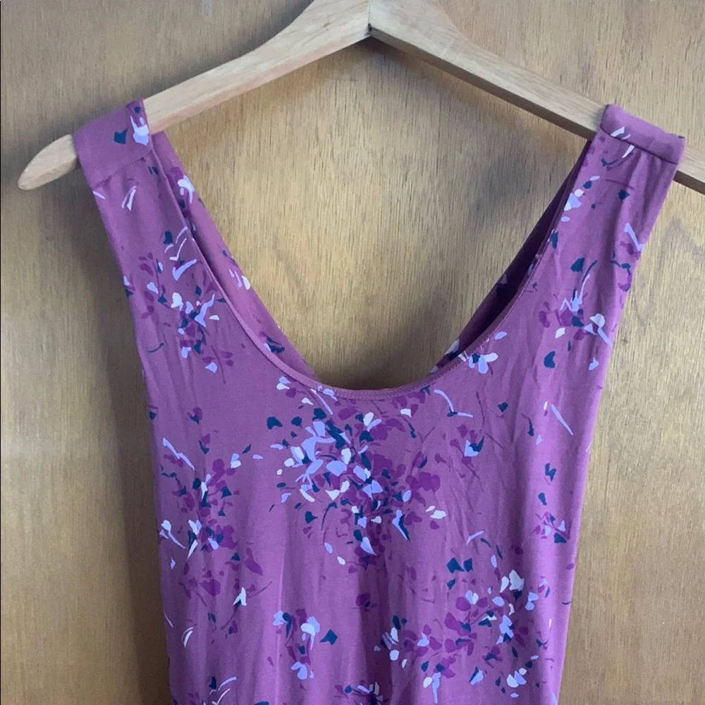 Pact Purple Sleeveless V-Neck Maxi Dress - Picture 2 of 4